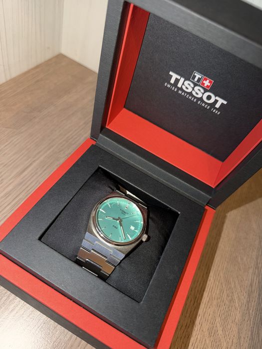 Ceas Tissot PRX 40mm Tiffany Blue T137.410.11.091.01