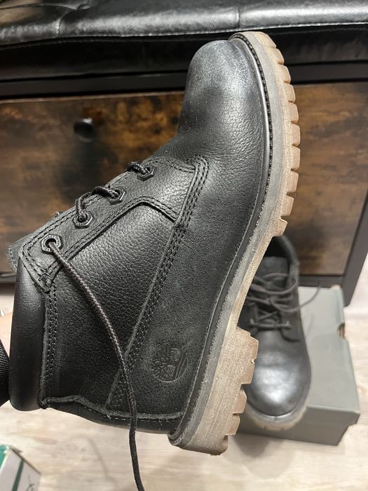 Bocanci femei Timberland, piele, noi, marime 37