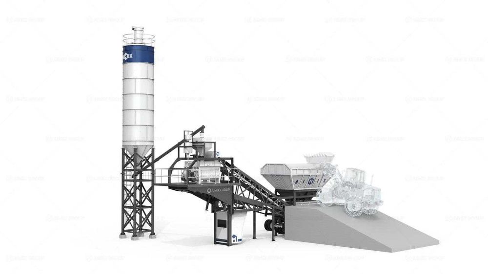 Мобильный Бетонный  ЗАВОД AJY-60