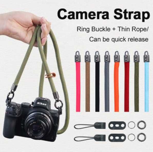 Ремък за врат за фотоапарат Canon , Nikon , Sony , Lumix , Fujifilm