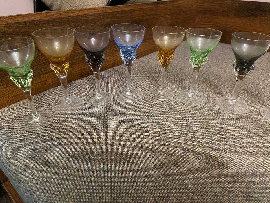 рюмки и фужеры богемское стекло