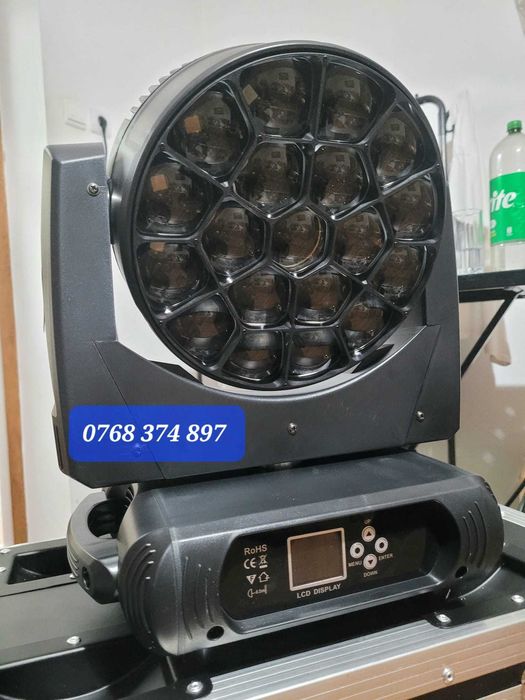 Bee Eye Wash 19x40W RGBW Control temperatura lumini club formatie beam