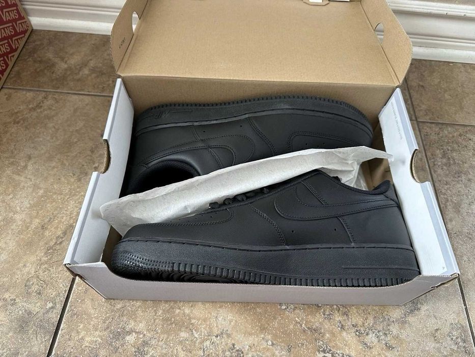 ПОПУЛЯРЕН Nike Air Force 1 07' Triple Black от/до 36-47 размер