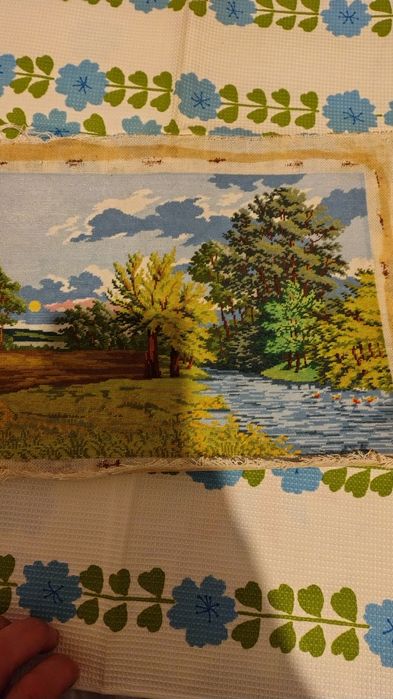 Goblene cusute față verso