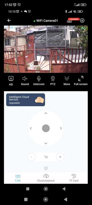 WI-FI камера с 64GB карта памет - въртяща се, Full HD,нощно виждане