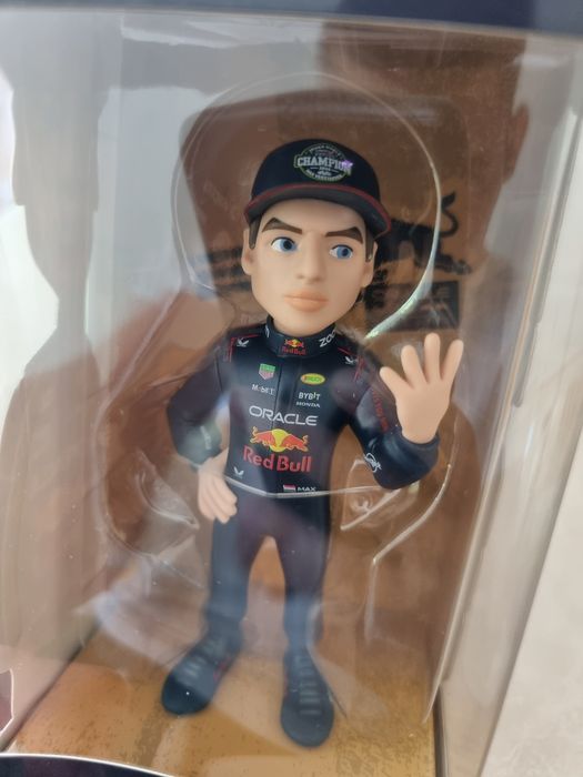 Red bull Max Verstappen 4 time world champion figure F1