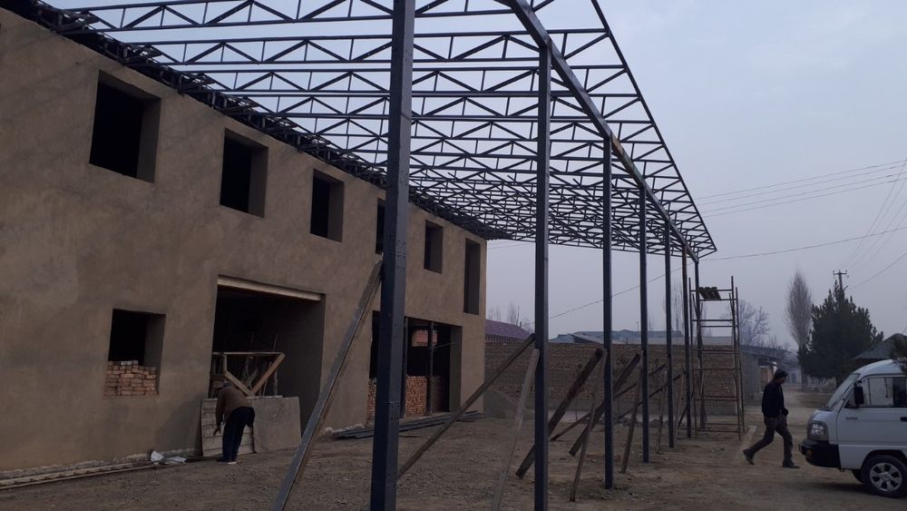 Том навес парник кантинер профилдан тез ва хамёнбоп