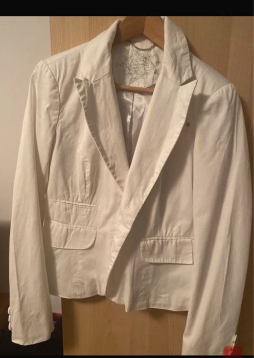 Sacou alb dama stradivarius