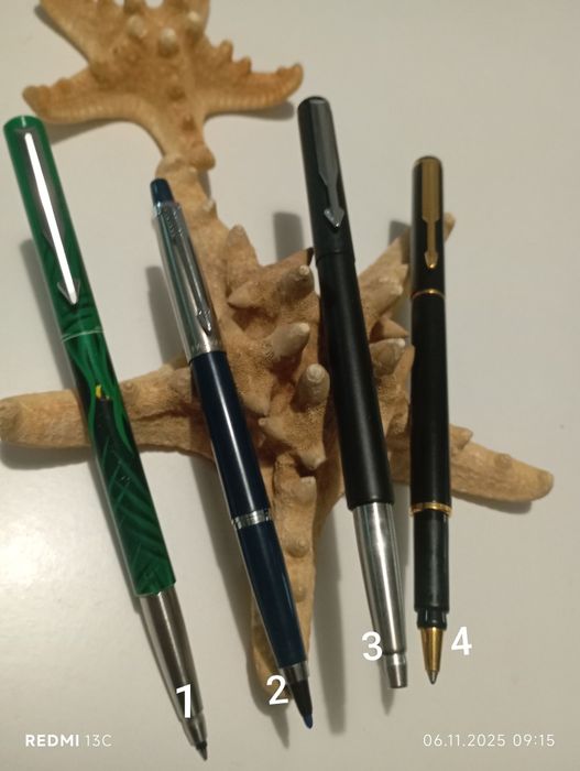 Химикалки и писалки Parker, Montbland, Waterman, Pierre Carden