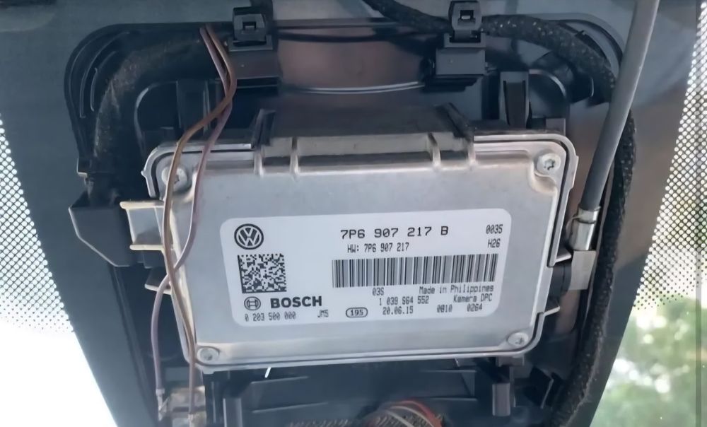 Reparatie camera parbriz eroare Lane assist,ACC,Auto High-beam,bend light Touareg, Audi