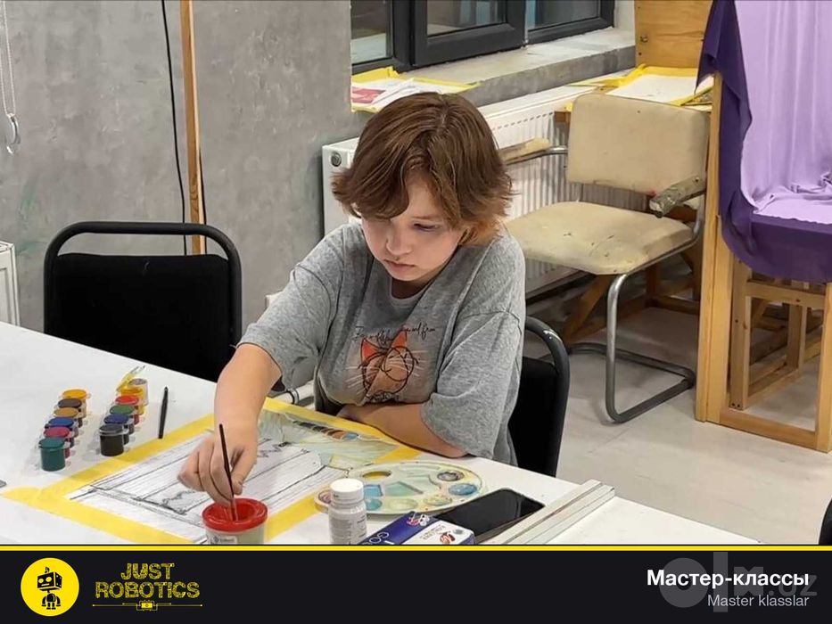 Toshkentda robototexnika va rasm bo'yicha master klass JustRobotics