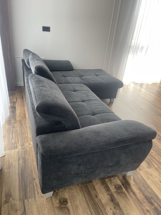 Coltar extensibil  270 tetiere reglabile gri