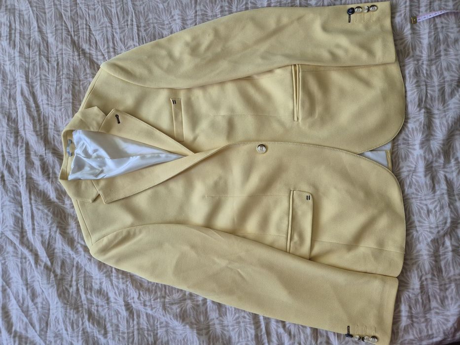 Sacol barbati galben pastel