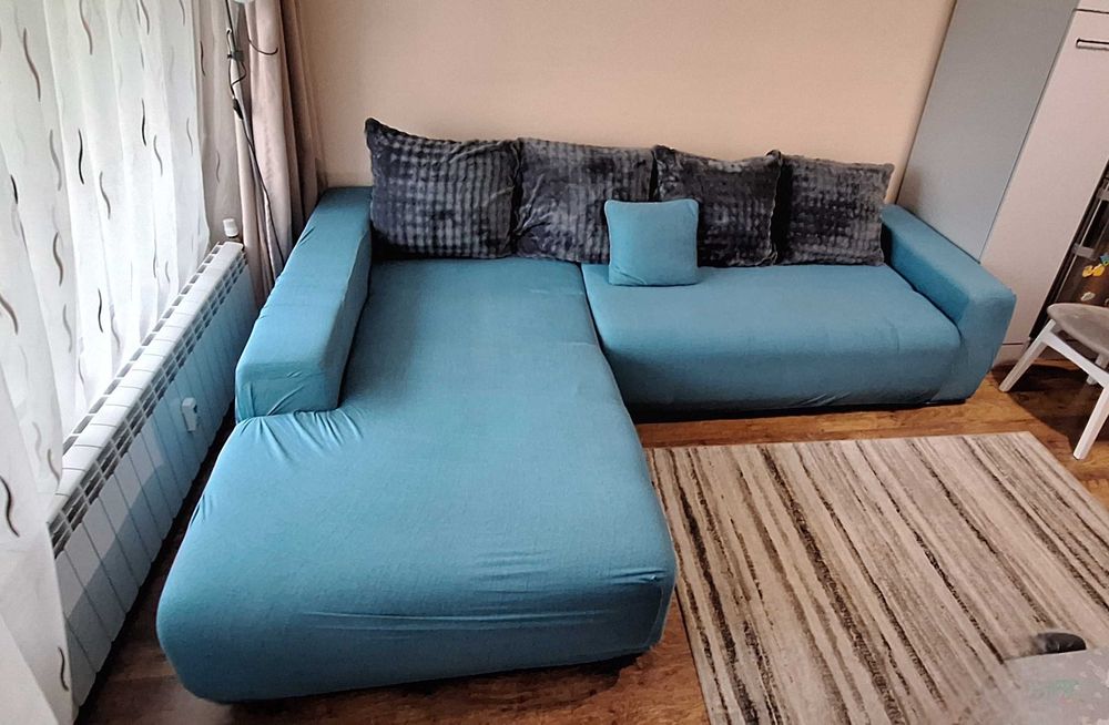 Разтегателен диван с опция сън и ракла