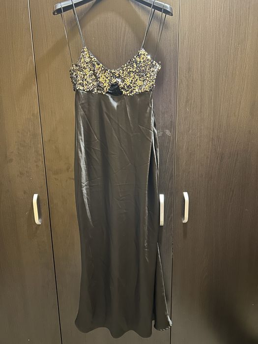 Бюстие с пайети Zara