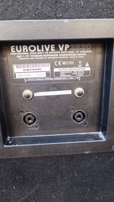 Boxe Behringer pasive