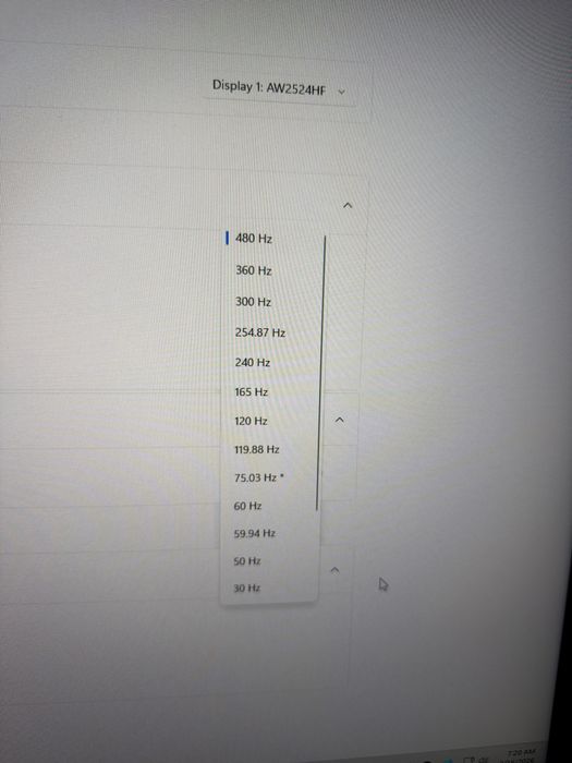 Alienware Gaming AW2524HF 24.5 inch 500hz