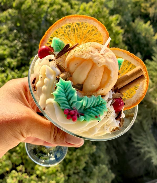 Коледни сладки Чаши