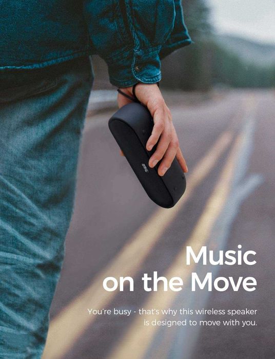 Tribit MaxSound Plus-безжична Bluetooth тонколона,24W,черен цвят