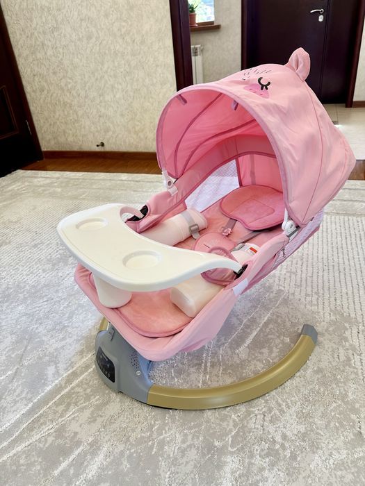 Шезлонг Smart Baby BBL-02 розовый