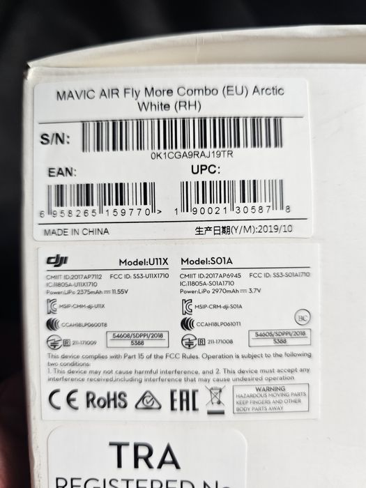 DJI Mavic Air (fly more combo) 128gb