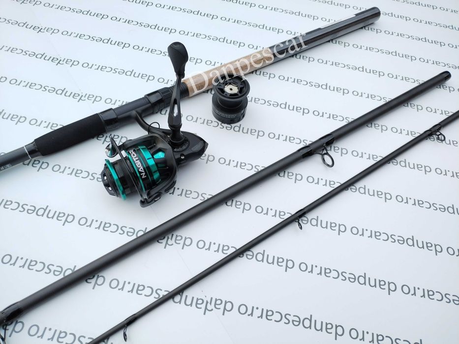 SET FEEDER Eastshark Lanseta SEEKER 3,90m A:180gr cu Mulineta NG4000