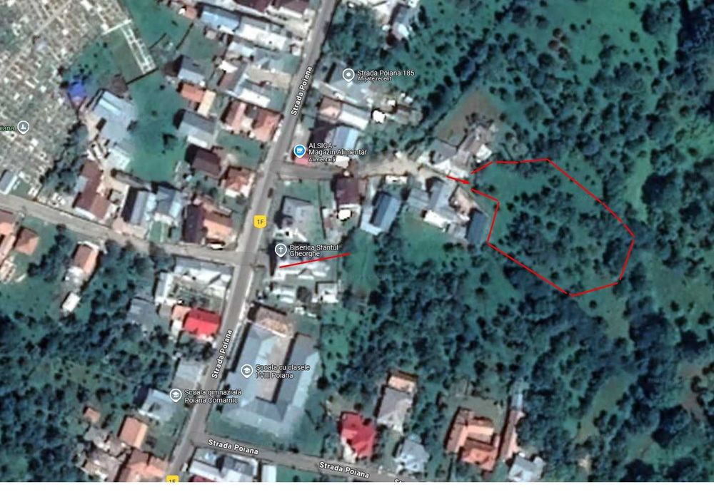 Proprietar, vand 5524 mp teren intravilan Comarnic, cartier Poiana