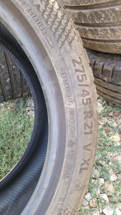 Anvelope 275/45R21 marca Continental, DOT 2024,7 mm