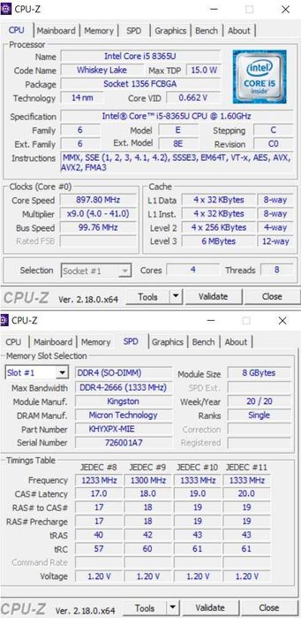 Dell Latitude 7400, i5-8th, 8GB RAM, 256GB NVMe