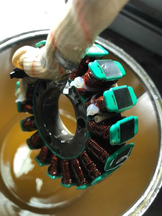 Ремонт и пренавиване на статори за мотоциклети, скутери и ATV