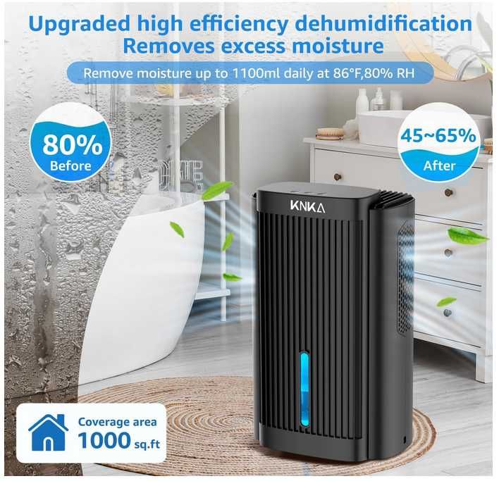 Dezumidificator KNKA CS06 2.5L capacitate rezervor