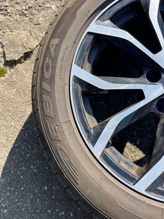 Roti Jante aluminiu 17" originale Nissan Juke Cu anvelope vara