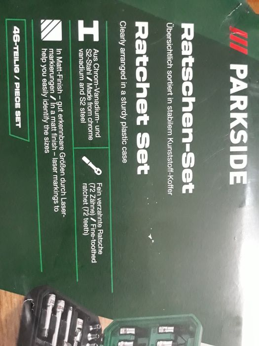 Trusa clichet tubulare si biți parkside