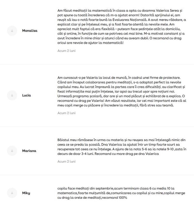 Meditatii Matematica 5-8 -Popesti Leordeni-8 minute metrou Berceni
