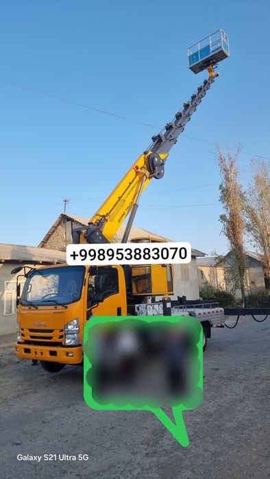 Услуги автовышка Самарканд 40м avtovishka xizmati 40 metr