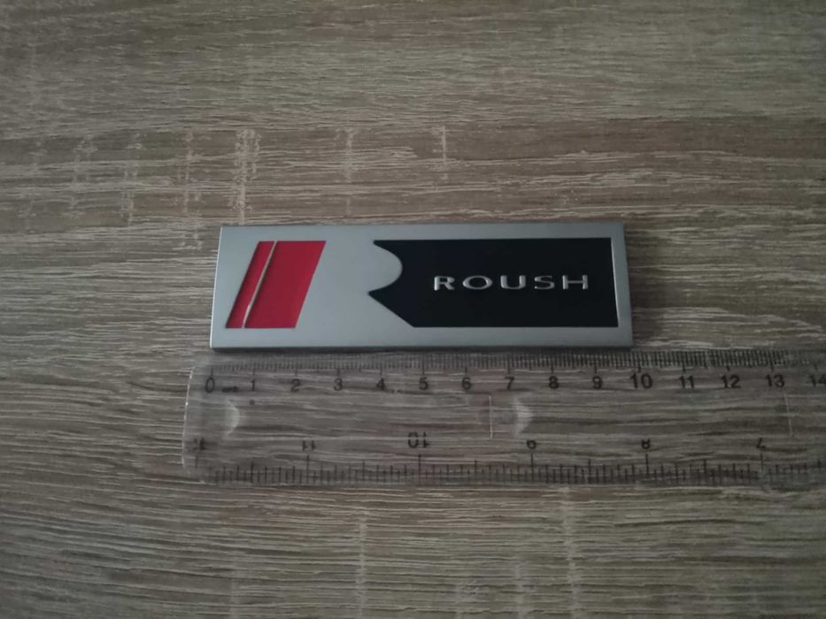 Ford Roush метална сребриста емблема