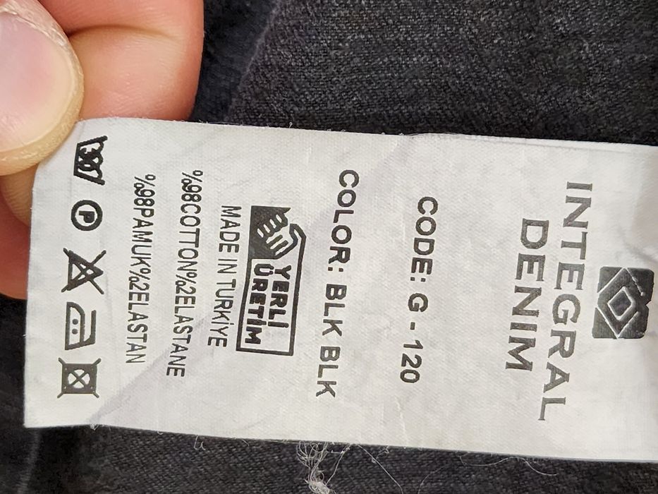 Черна дънкова риза- размер М