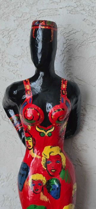 Арт дизайн, папие маше, ръчно изработени–76см