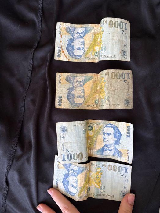Bancnote vechi, 1000 de lei, an 1998