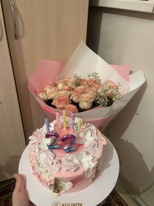 цветы 25 штук роза