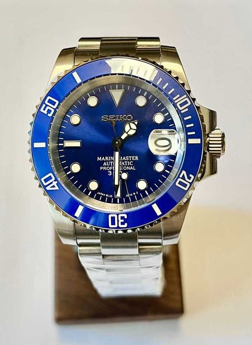 Нов часовник Marinemaster Blue (Seiko custom mod)