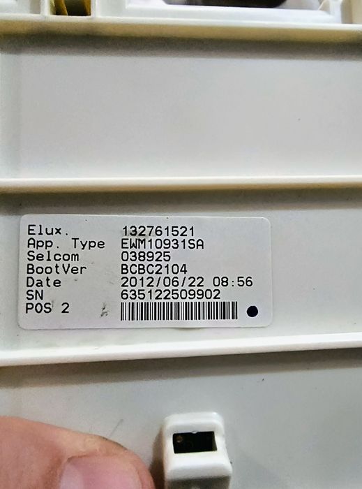 Платка за пералня AEG Lavamat Prorex