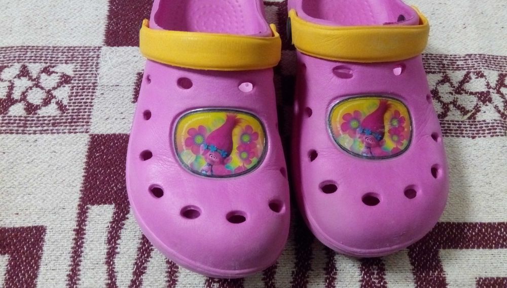 Детски кроксове розови, джапанки №32 - 33 стелка 22см