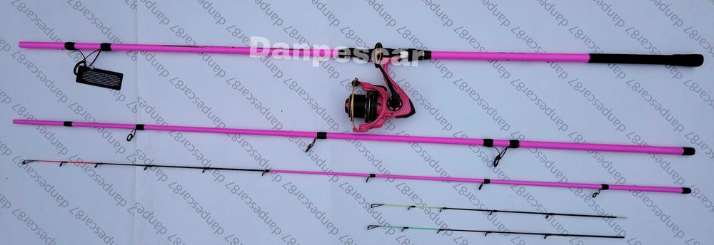 SET FEEDER Lanseta PROFL Black FORCE PINK 3,90m SI Mulinetă  CD6500