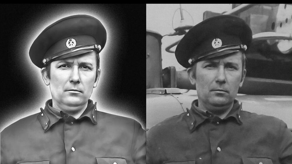 Ретушь фото для гравировки на памятник