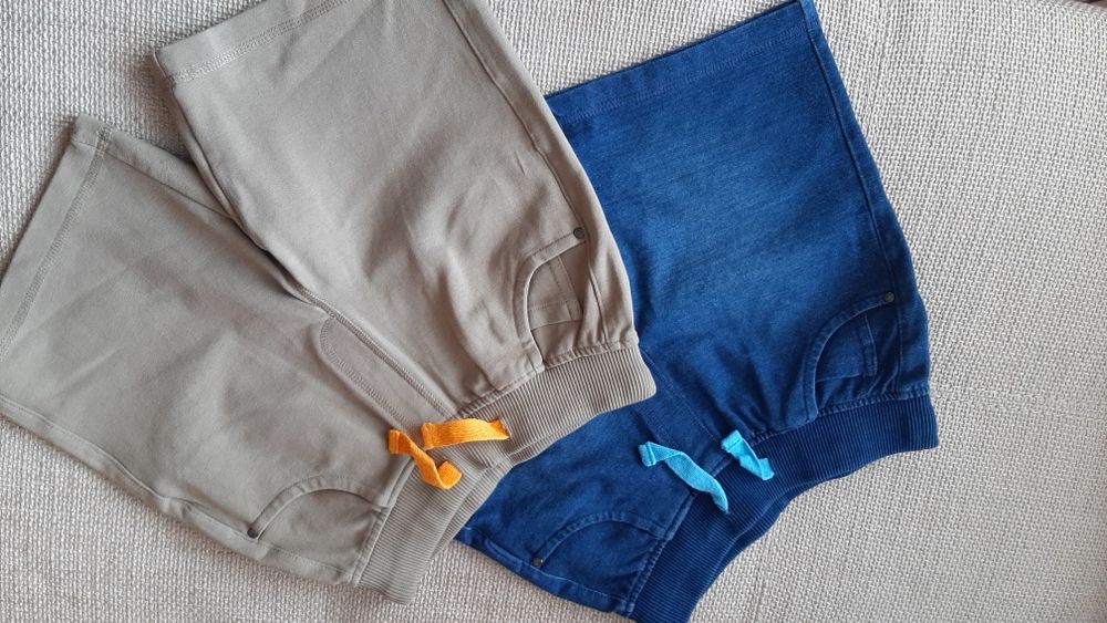 3 бр панталони памучни момче 5-6 год летни