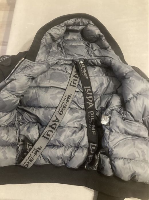 Рядко бомбър яке с качулка на LUDA