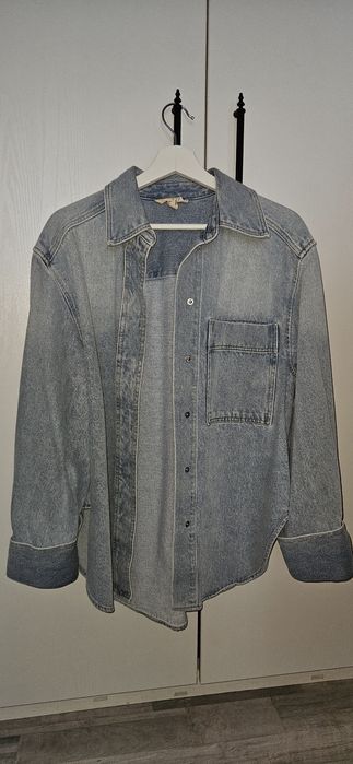 Джинсовая куртка-рубашка H&M