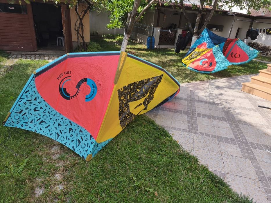 2х бр Kite Blade Skinny Boy 6м и 8м + бар кайт сърф board