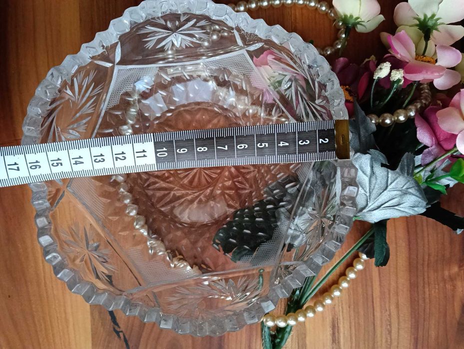 Кристална фруктиера за бонбони -